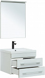 Тумба под раковину Aquanet Верона 58 New белый матовый 00272423
