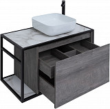 Тумба под раковину Aquanet Nova Lite Loft 90 R дуб рошелье 00261655