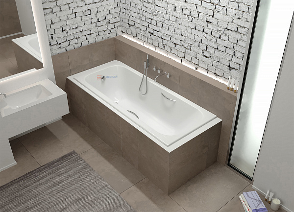 Чугунная ванна Ностальжи 150X70 с отверстиями под ручки, Универсал