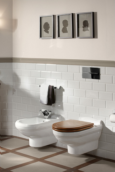 Унитаз подвесной Villeroy & Boch Hommage 6661 B0R1