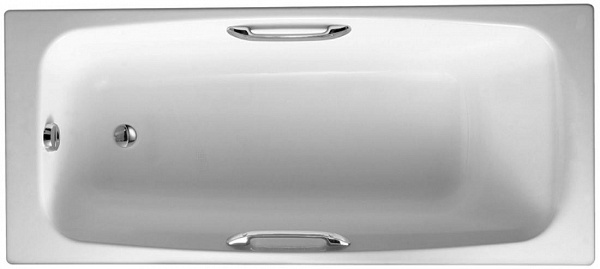 Чугунная ванна Jacob Delafon Diapason 170x75 с отверстиями под ручки E2926-00