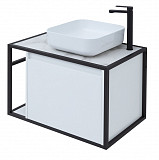 Тумба под раковину Aquanet Nova Lite Loft 75 R белый 00261649