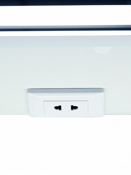 Зеркало-шкаф Континент"Allure Led" 800х800 с датчиком движения, розеткой