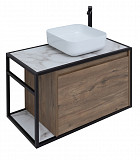 Тумба под раковину Aquanet Nova Lite Loft 90 R дуб рустикальный 00261659