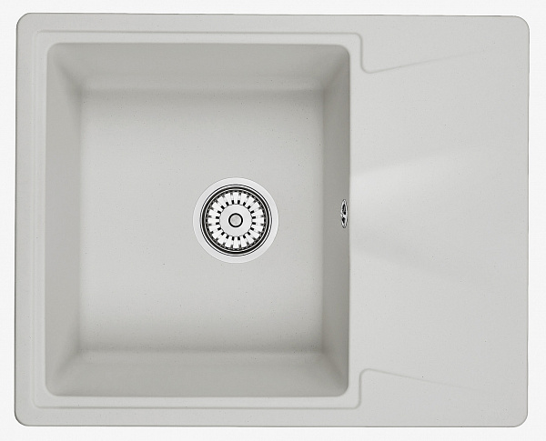 Мойка кухонная Granula прямоугольная кварц 6201, АРКТИК