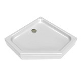 Душ. поддон NG-90-90D RUS (90*90*17) трапеция, низкий в комплекте для 6605,6805