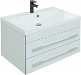 Тумба под раковину Aquanet Верона 75 New белый матовый 00272422