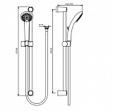 Душевой гарнитур Vidima Fresh BA208AA