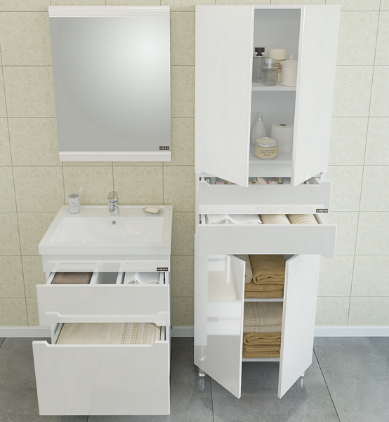 Тумба под раковину Лондон 60 напольная Санта 224005л