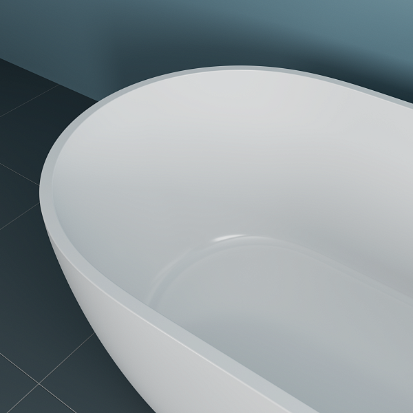 Ванна из литьевого мрамора Delice Olivia 1650х800