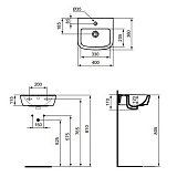 Раковина Ideal Standard Tempo 40 см T056701