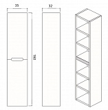 Пенал Creto Malibu White