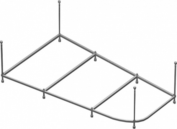 Каркас для ванны Riho Lusso 153x100 правый