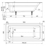 Чугунная ванна Универсал Оптима 170х80