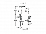 Смеситель Roca L20 для раковины 5A3I09C00