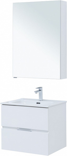 Мебель для ванной Aquanet Алвита New 60 2 ящика, белый матовый 00274216