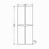 Колонна Сатурн 60 напольная/подвесная Санта 700212