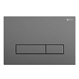 Сет: Система инсталляции Point Элемент для подвесного унитаза PN45120 + Клавиша смыва для инсталляции Point Меркурий, цвет графит, PN44831GM + Унитаз подвесной Point Меркурий безободковый сид.дюропласт микролифт быстросъем чёрн мат. PN41831BM