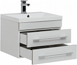 Тумба под раковину Aquanet Верона 58 New белый матовый 00272423