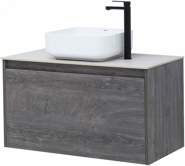 Тумба под раковину Aquanet Nova Lite 90 дуб рошелье (1 ящик) 00242269