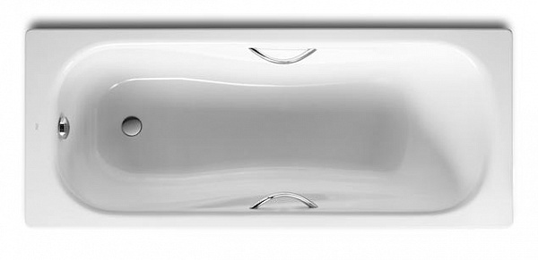 Стальная ванна Roca Princess-N 150x75 2204E0000 с отверстиями под ручки