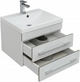 Тумба под раковину Aquanet Верона 58 New белый матовый 00272423