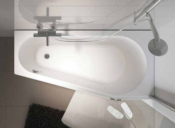 Акриловая ванна Riho DELTA PLUG & PLAY левая 150x80 B067007005