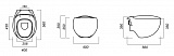 Унитаз подвесной Sanita Luxe Ringo RNGSLWH0104