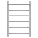 Полотенцесушитель электрический Point Афина PN04858PW П5 500x800 с полкой, диммер справа, белый