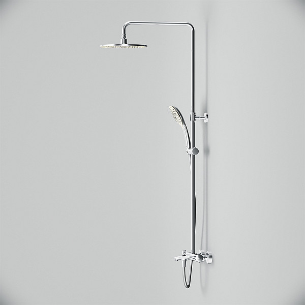 F0770A510 Spirit V2.0 душ.система, набор: смеситель д/ванны/душа с термостатом, верхн. душ d 250 мм,