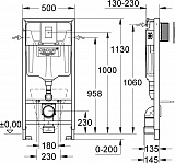 Система инсталляции для унитазов Grohe Rapid SL 38775001