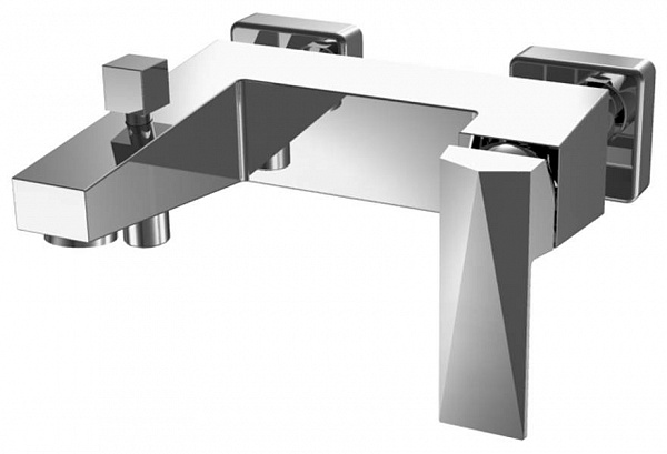 Смеситель для ванны с коротким изливом Bravat Iceberg F676110C-01