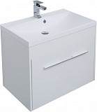 Тумба под раковину Aquanet Августа 75 белый (ручки хром) 00274144