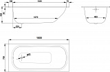 Стальная ванна Bette  Form 160х70 2942-000AD с шумоизоляцией