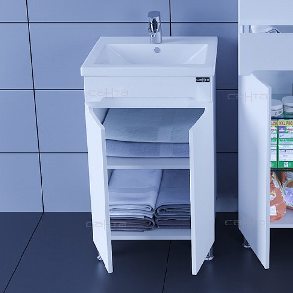 Тумба под раковину Лондон 50 2 дверки Санта 224014