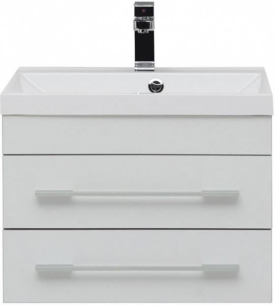 Тумба под раковину Aquanet Верона 58 New белый матовый 00272423