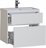 Тумба под раковину Aquanet Латина 70 белый (2 ящика) 00180032