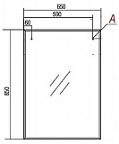 Зеркало Акватон Лиана 65x85 1A166102LL010