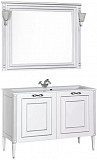 Мебель для ванной Aquanet Паола 120 белый/серебро (литьевой мрамор) 00182131