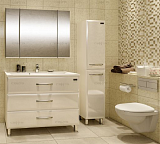 Зеркальный шкаф Стандарт 100, трельяж, фацет Санта 113012