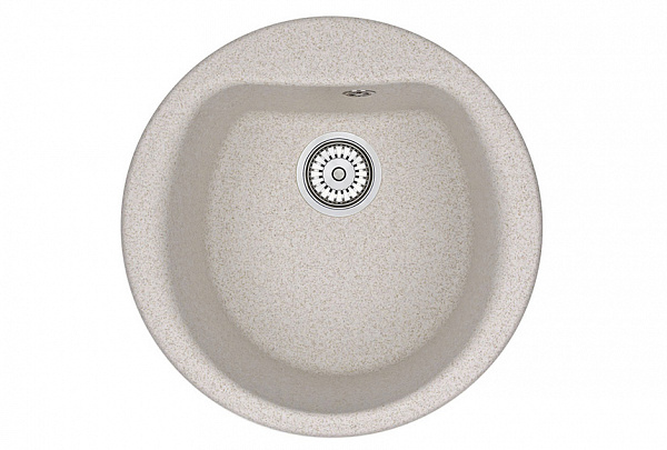 Мойка кухонная Granula круглая кварц 5101, ПИРИТ