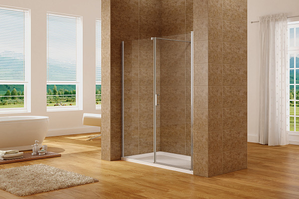 Душевая дверь Aquanet Cinetic AE12-N-90H190U-CT 900, прозрачное стекло AE12-N-90H190U-CT