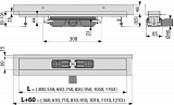 Душевой лоток AlcaPlast APZ116-950 Wall Low Водоотводящий желоб