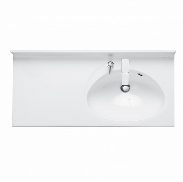 Раковина под тумбу Акватон - ОТЕЛЬ 3/100 правая с навесами 1A70083NOT01R