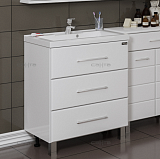 Тумба под раковину Омега 70 напольная с 3 ящиками Санта 207039л