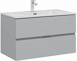 Тумба под раковину Aquanet Алвита new серый 00303922