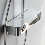 F078F700 Func, душ.система: см-ль-полка д/ванны/душа, душ.штанга, верхн. душ квадр., ручн.душ, хром