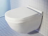 Унитаз Duravit Starck 3 22250900001-WG подвесной антигрязевое покрытие