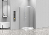 Душевое ограждение Azario ALTON 1131R 1200х800х2000, БЕЗ ПОДДОНА , профиль серебро