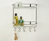 Полка металлическая двойная Wasserkraft K-1422